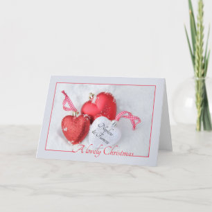 Tarjeta Festiva nephew and fiancee   Merry Christmas card