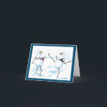 Tarjeta Festiva Nevada de Taekwondo<br><div class="desc">¡Taekwonsnow!</div>