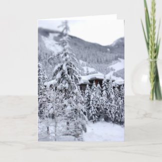 Tarjeta Festiva Nevado adentro