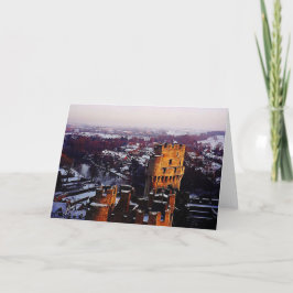 Tarjeta Festiva Nevado Inglaterra