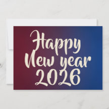New year card about greeting