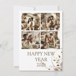 Tarjeta Festiva New Year Celebration Card | Couple Card
