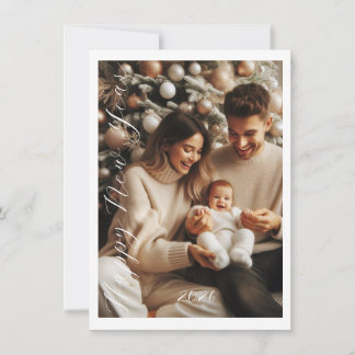 Tarjeta Festiva New Year Celebration Card | Family Card