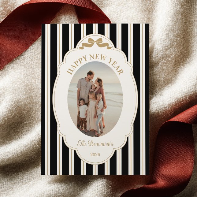 Tarjeta Festiva New Year Photo Holiday Card (Subido por el creador)