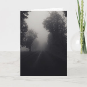 Tarjeta Festiva niebla de campo