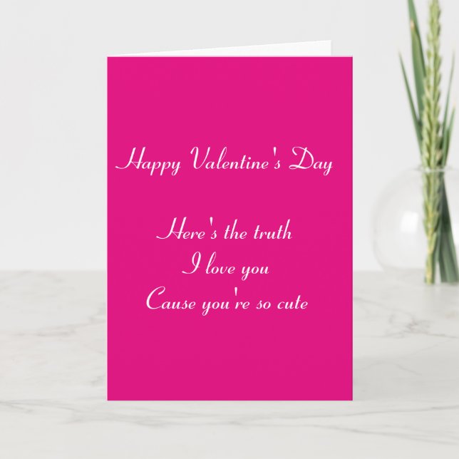Tarjeta Festiva Nieta nieta el día de San Valentín (Anverso)