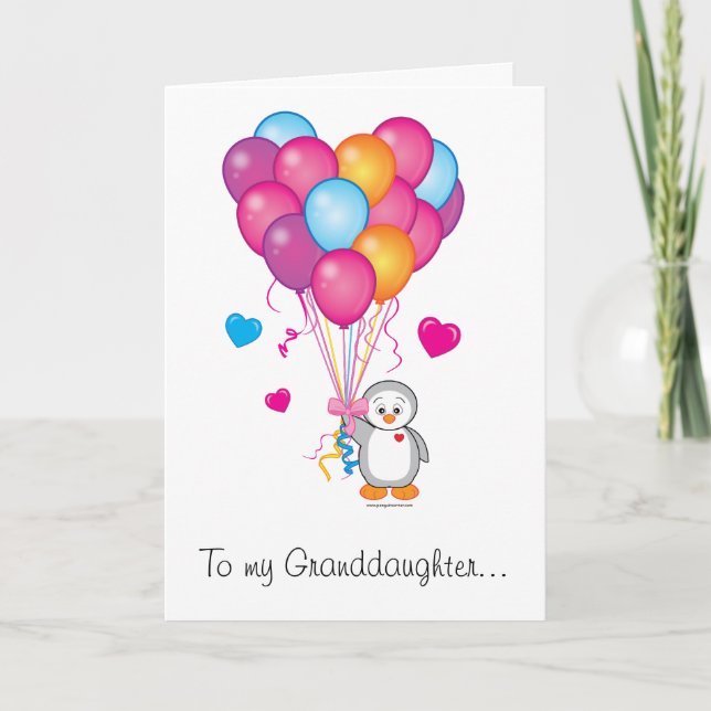 Tarjeta Festiva Nieta Valentine (Anverso)