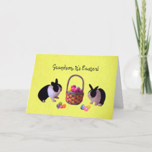 Tarjeta Festiva ¡Nieto, es Pascua!