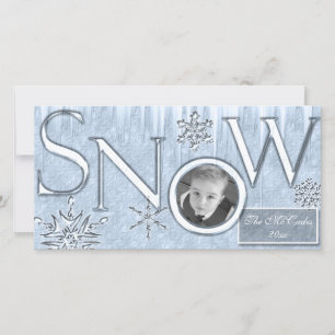 Tarjeta Festiva Nieve