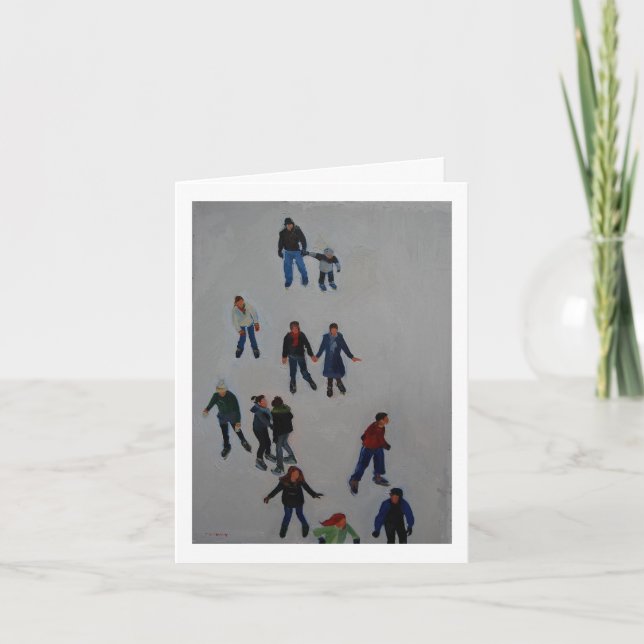 Tarjeta Festiva Nieve temprana (Anverso)