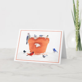 Tarjeta Festiva Ningún copo de nieve nunca cae en el lugar equivoc