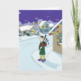 Tarjeta Festiva Ninguna noche silenciosa en la vecindad de Duncans