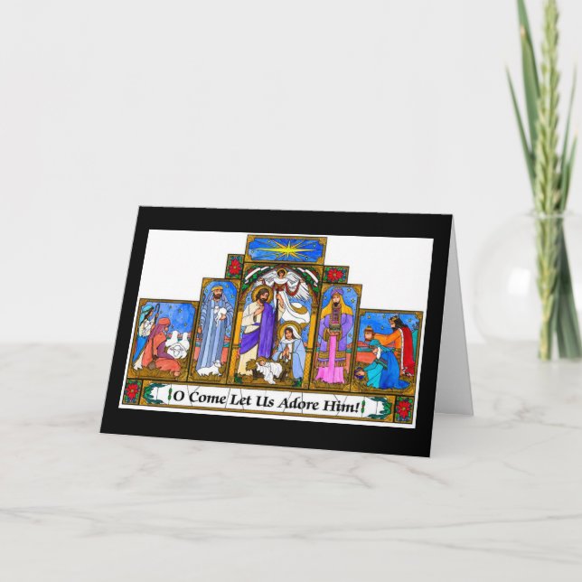 Tarjeta Festiva Niño Jesús (Anverso)