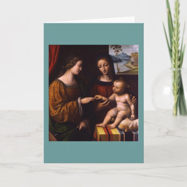 Tarjeta Festiva Niño Jesús (Anverso)