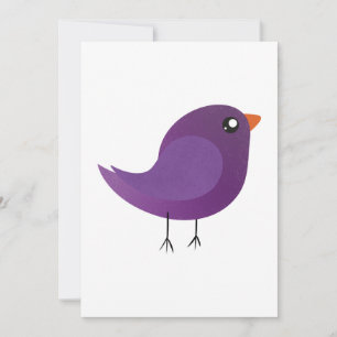 Tarjeta Festiva Niños adorables pájaros