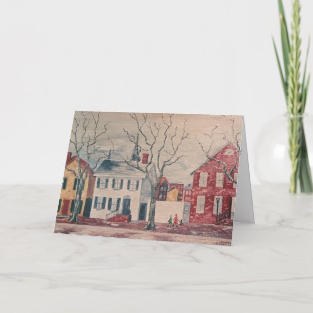 Tarjeta Festiva niños de Georgetown del frip (Anverso)