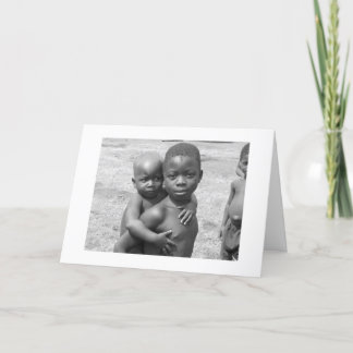 Tarjeta Festiva Niños de Kue