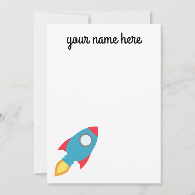 Tarjeta Festiva Niños Notecnológicos personalizados de buques de c (Anverso)