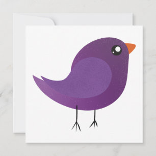 Tarjeta Festiva Niños pajarito lindo