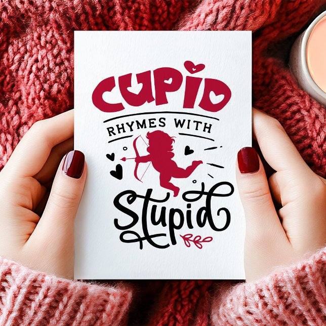 Tarjeta Festiva Niveles estúpidos con Estúpido Día de San Valentín (Subido por el creador)