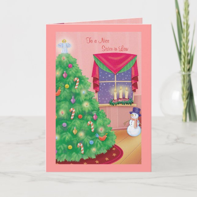 Tarjeta Festiva Niza a una cuñada (Anverso)