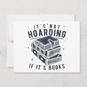 Tarjeta Festiva No Es Acaparar Si Son Libros Amantes De Los Libros