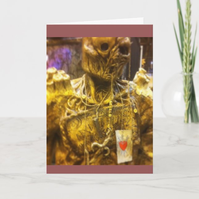 Tarjeta Festiva no es. .it espeluznante es el día de San Valentín (Anverso)