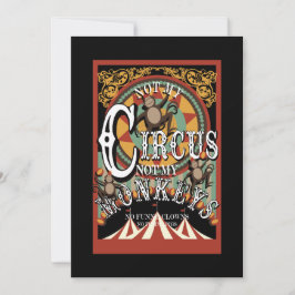 Tarjeta Festiva No es mi circo, no mis monos
