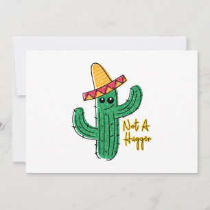 Tarjeta Festiva No es un gran cactus