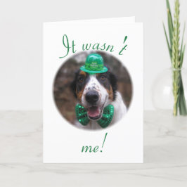 Tarjeta Festiva "¡No fui yo!"