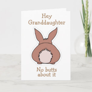 TARJETA FESTIVA NO HAY "MANCHAS" AL RESPECTO *GRANDDAUGHTER* EASTE