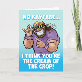 Tarjeta Festiva No Kayfabe La Crema de la Cosecha Lucha Libre Prof