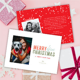 Tarjeta Festiva No Más Días Cansados Fotografía De Navidades Senci