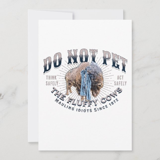 Tarjeta Festiva No Mascota Las Vacas Fluffy (Anverso)