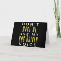 No me obligue a usar mi voz de controlador de bus