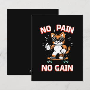 Tarjeta Festiva No pain No Gain