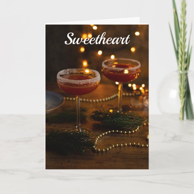 TARJETA FESTIVA NO PUEDO ESPERAR A CELEBRAR VACACIONES "NOSOTROS"  (Anverso)