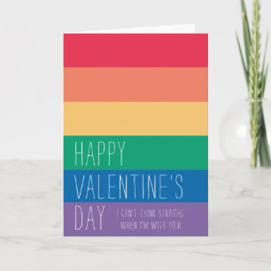 Tarjeta Festiva No Puedo Pensar con Claridad Arcoíris LGBTQ San