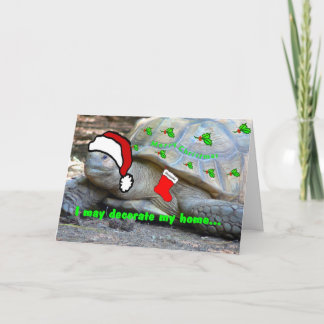 Tarjeta Festiva ¡No tengo una chimenea, Santa!