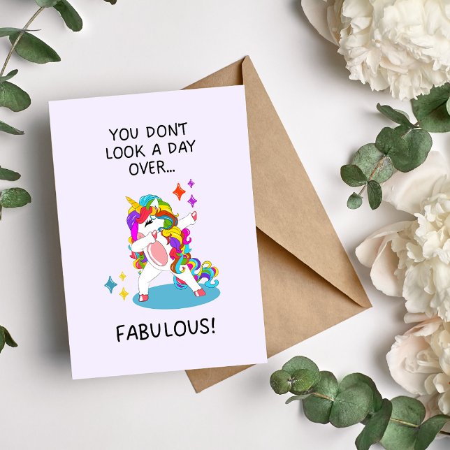 Tarjeta Festiva No ves un día... ¡Fabuloso! Cumpleaños (Subido por el creador)