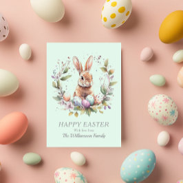 Tarjeta Festiva Noche de primavera de huevos de Pascua personaliza
