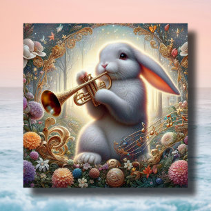 Tarjeta Festiva Noche de primavera para el músico de Woodland Sema