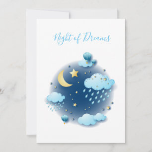 Tarjeta Festiva Noche de sueños