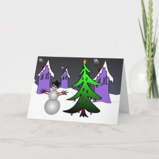 Tarjeta Festiva Noche estrellada