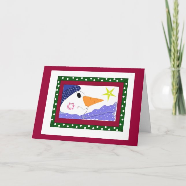 Tarjeta Festiva Noche helada (Anverso)