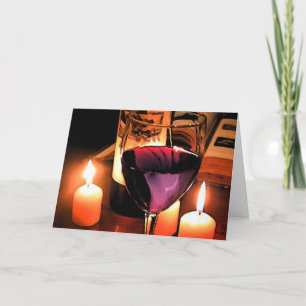 Tarjeta Festiva Noche romántica