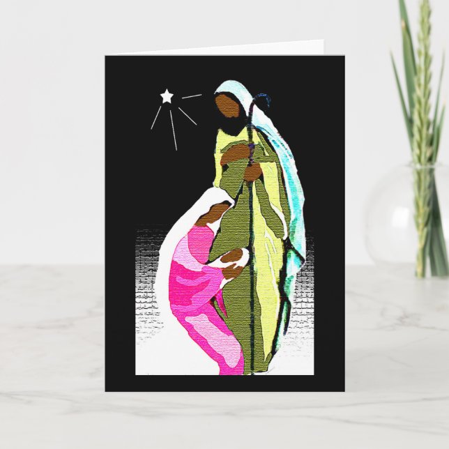 Tarjeta Festiva Noche Santa (Anverso)