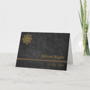 Tarjeta Festiva Noche santa de la noche silenciosa