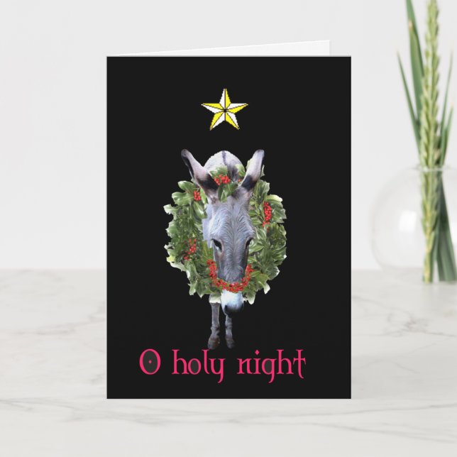 TARJETA FESTIVA NOCHE SANTA DE O (Anverso)