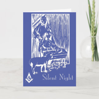 Tarjeta Festiva Noche silenciosa